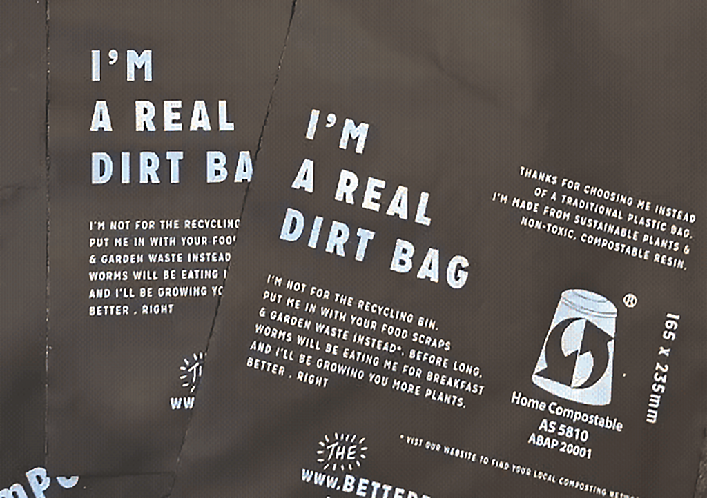 compostable satchel with certification