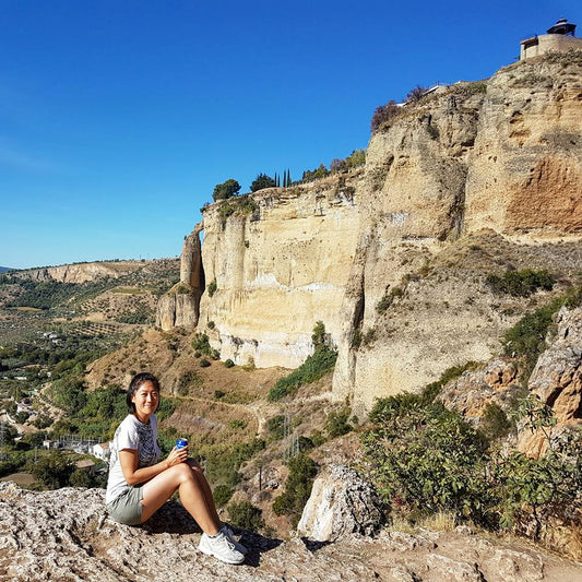 Redpoint Climbing co-founder Katie in Ronda, Spain