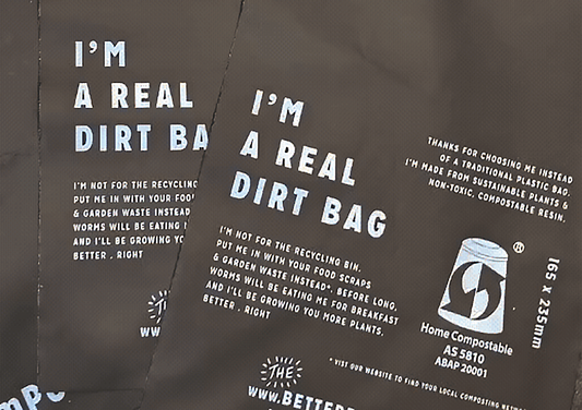 compostable satchel with certification