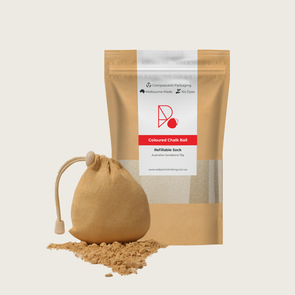 Refillable Coloured Chalk Ball - Australian Sandstone