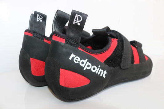 Redpoint Climbing Shoes Redpoint Ascend Bouldering Shoes angle from heel