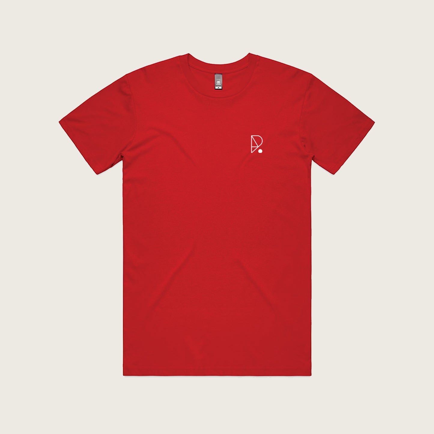 Redpoint climbing mens teeshirt red front